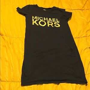 Michael Kors Black and Gold Kids Tee